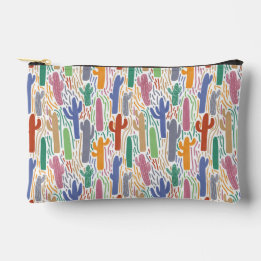 Pochette À Accessoires Saguaro Cactus Colorful Arizona Pattern