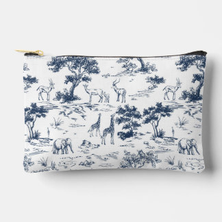 Pochette À Accessoires SAVANNAH toile de Jouy