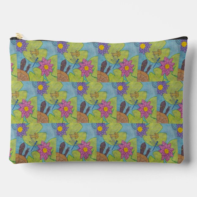 Pochette À Accessoires Scène d'étang - Accessoires Pouch (Recto)