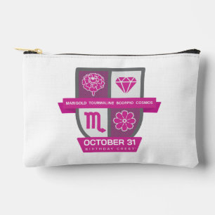 Pochette À Accessoires Scorpio Crest d'anniversaire™ pour 24-31 octobre