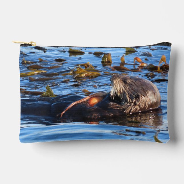 Pochette À Accessoires Sea Otter and the Octopus (Recto)