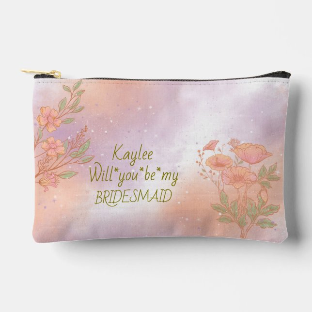 Pochette À Accessoires Seras-Tu Ma Femme De Service ? (Recto)