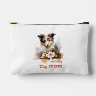 Pochette À Accessoires Shetland Sheepdog Chiot Pet Aquarelle