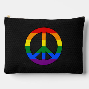 Pochette À Accessoires Signal de paix LGBT