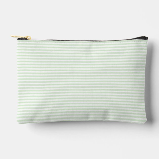 Pochette À Accessoires Simple Jade Lactée Vert étroite bande (Recto)