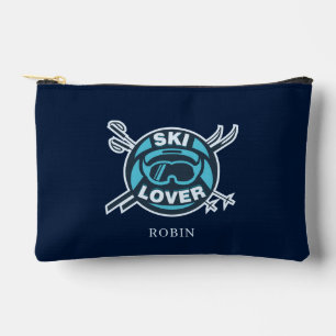 Pochette À Accessoires Ski Amateur de pistes d'hiver personnalisées