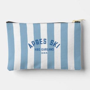 Pochette À Accessoires Ski Apres 2025 Bleu Cabana Stripe