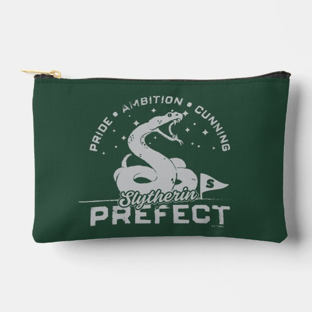 Pochette À Accessoires SLYTHERIN™ - Badge Préfet (Recto)