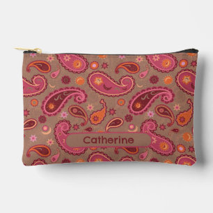 Pochette À Accessoires Soleil lune étoile personnalisées paisley Voyage m
