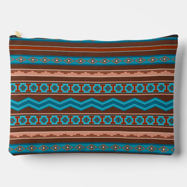 Pochette À Accessoires Southwest Style Geometric Cameron Gorge Design (Recto)