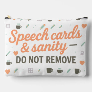 Pochette À Accessoires Speech Cards & Sanity | Inclusion Therapy