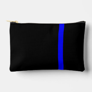 Pochette À Accessoires Style vertical Symbolique Ligne Bleue Mince