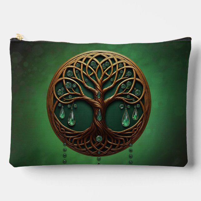 Pochette À Accessoires Stylized tree of life  (Recto)