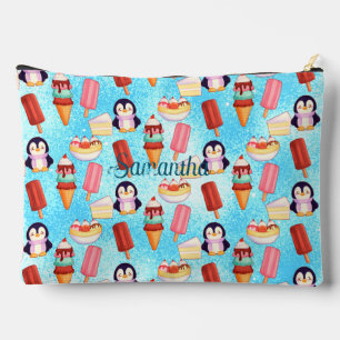 Pochette À Accessoires Sucres de crème glacée de pingouin