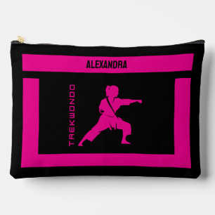 Pochette À Accessoires Taekwondo Joueuse fille, Cadeau d'anniversaire, Ka