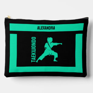 Pochette À Accessoires Taekwondo Joueuse fille, Cadeau d'anniversaire, Ka