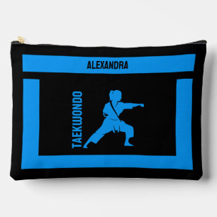 Pochette À Accessoires Taekwondo Joueuse fille, Cadeau d'anniversaire, Ka