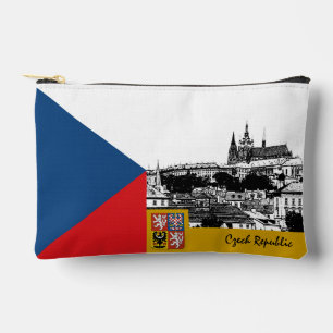 Pochette À Accessoires Tchèque sac, Prague & Tchèque Drapeau mode