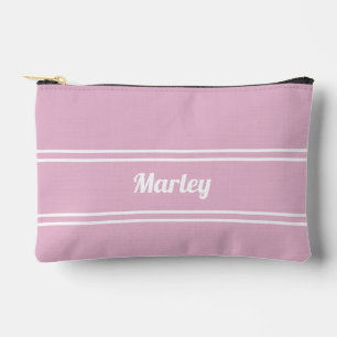 Pochette À Accessoires Tee de golf Golfeur Rose et Blanc Accessoire Moder