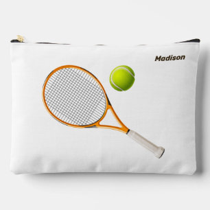 Pochette À Accessoires Tennis de nom personnalisé
