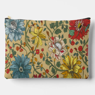 Pochette À Accessoires Texture des fleurs