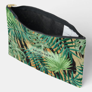 Pochette À Accessoires Tiger Stripes Camouflage Jungle Personnalisé