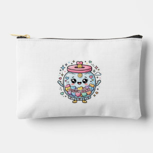 Pochette À Accessoires Tirelire Kawaii Charité Pot Cœur Monnaie Autocolla