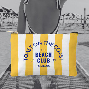 Pochette À Accessoires Toast Sur La Côte The Beach Club Yellow Stripe