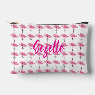 Pochette À Accessoires Trousse de Maquillage Fleurs Personnalisée, Trouss