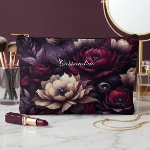 Pochette À Accessoires Trousse de Maquillage Personnalisée Gothique Éléga