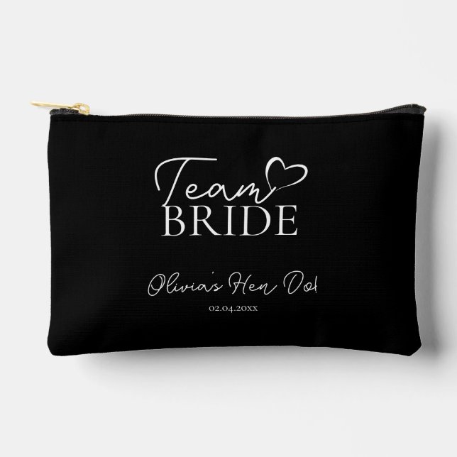 Pochette À Accessoires Trousse de Maquillage Team Bride – Enterrement de  (Recto)