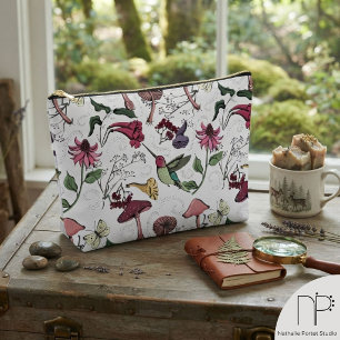 Pochette À Accessoires Trousse de Toilette Colibri Jardin Enchanté Po