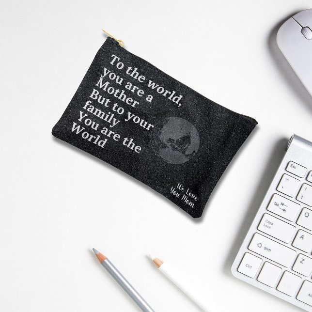Pochette À Accessoires Tu es notre maman du monde (Créateur téléchargé)