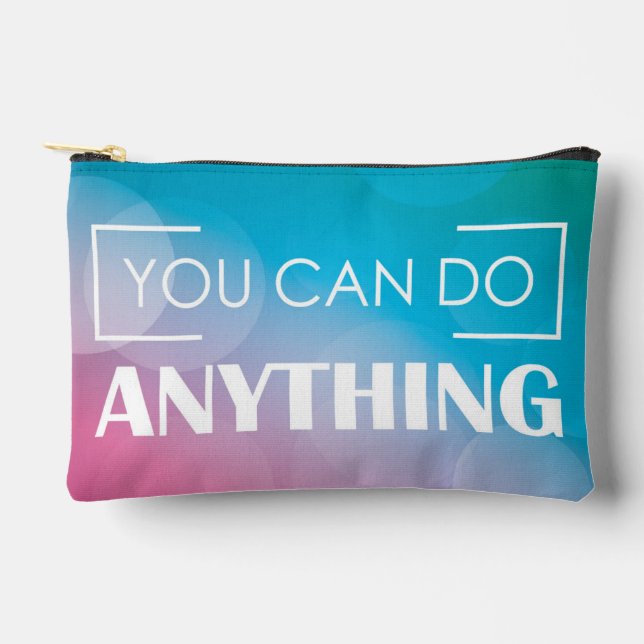 Pochette À Accessoires Tu Peux Faire N'Importe Quoi (Recto)