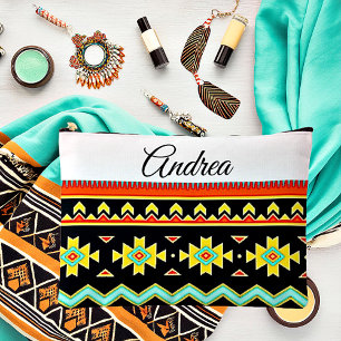 Pochette À Accessoires Un design tribal brillant personnalisé