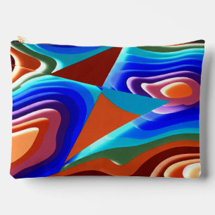 Pochette À Accessoires Une jolie bande multicolore motif classique tendan