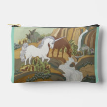 Unicorne stylisée et cheval