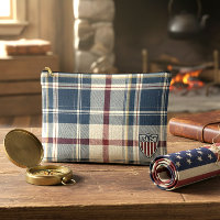 USA 250 Plaid Américain Motif Bouclier ID1301