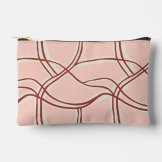 Pochette À Accessoires Vagues apaisantes rose tropical poussiéreux fémini