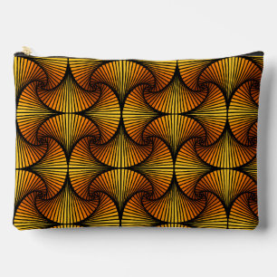 Pochette À Accessoires Ventilateur de pétoncle 3D géométrique graphique o