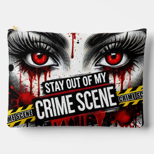 Pochette À Accessoires Véritable caisse esthétique de crime