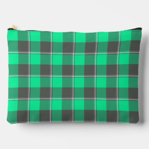 Pochette À Accessoires Vert de printemps et carreaux noir Finlandia