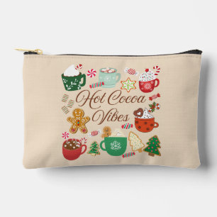 Pochette À Accessoires Vibes de Noël au cacao chaud