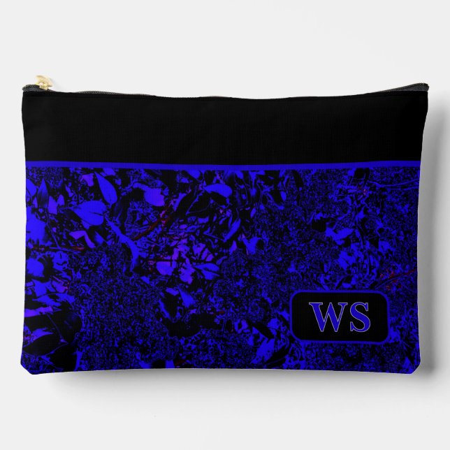 Pochette À Accessoires Vibrant Blue Cosmetic Pouch (Recto)