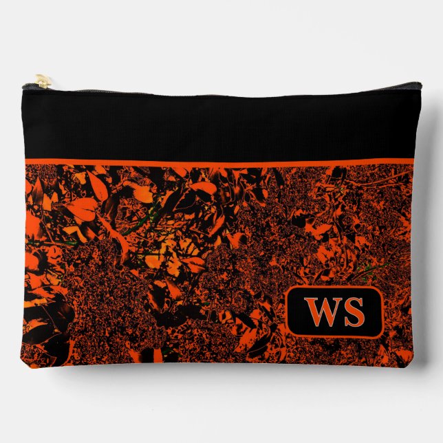 Pochette À Accessoires Vibrant Orange Cosmetic Pouch (Recto)