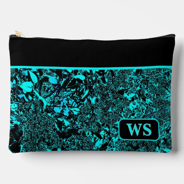 Pochette À Accessoires Vibrant Teal Cosmetic Pouch (Recto)