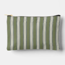 Vintage français rayures de verdure - Fermette neu