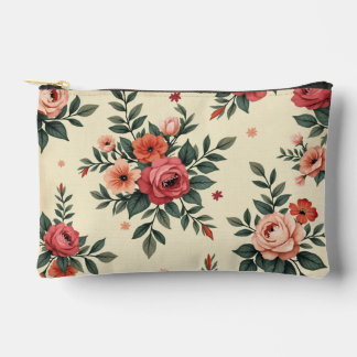Pochette À Accessoires Vintages motifs floraux avec élégance classique