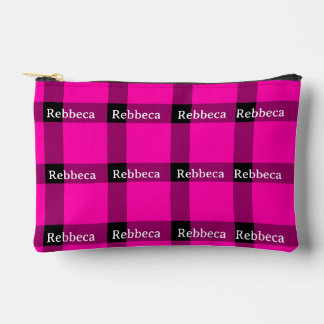 Pochette À Accessoires Votre nom carreau de bœuf