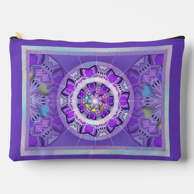 Pochette À Accessoires W2 pourpre (Recto)